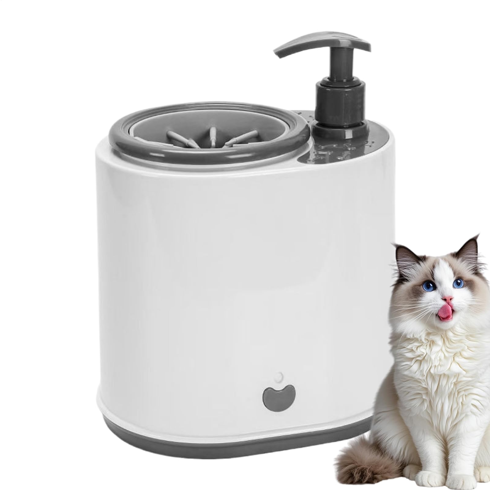 Coupe de lavage électrique portable pour pieds et pattes d'animaux à rotation automatique