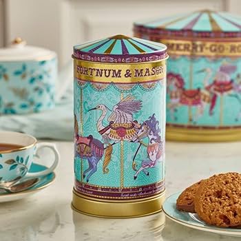 ハロッズ　フォートナム&メイソン　紅茶　缶　ティーセット　ビスケット付 ハロッズ フォートナム&メイソン 紅茶 缶 ティーセット