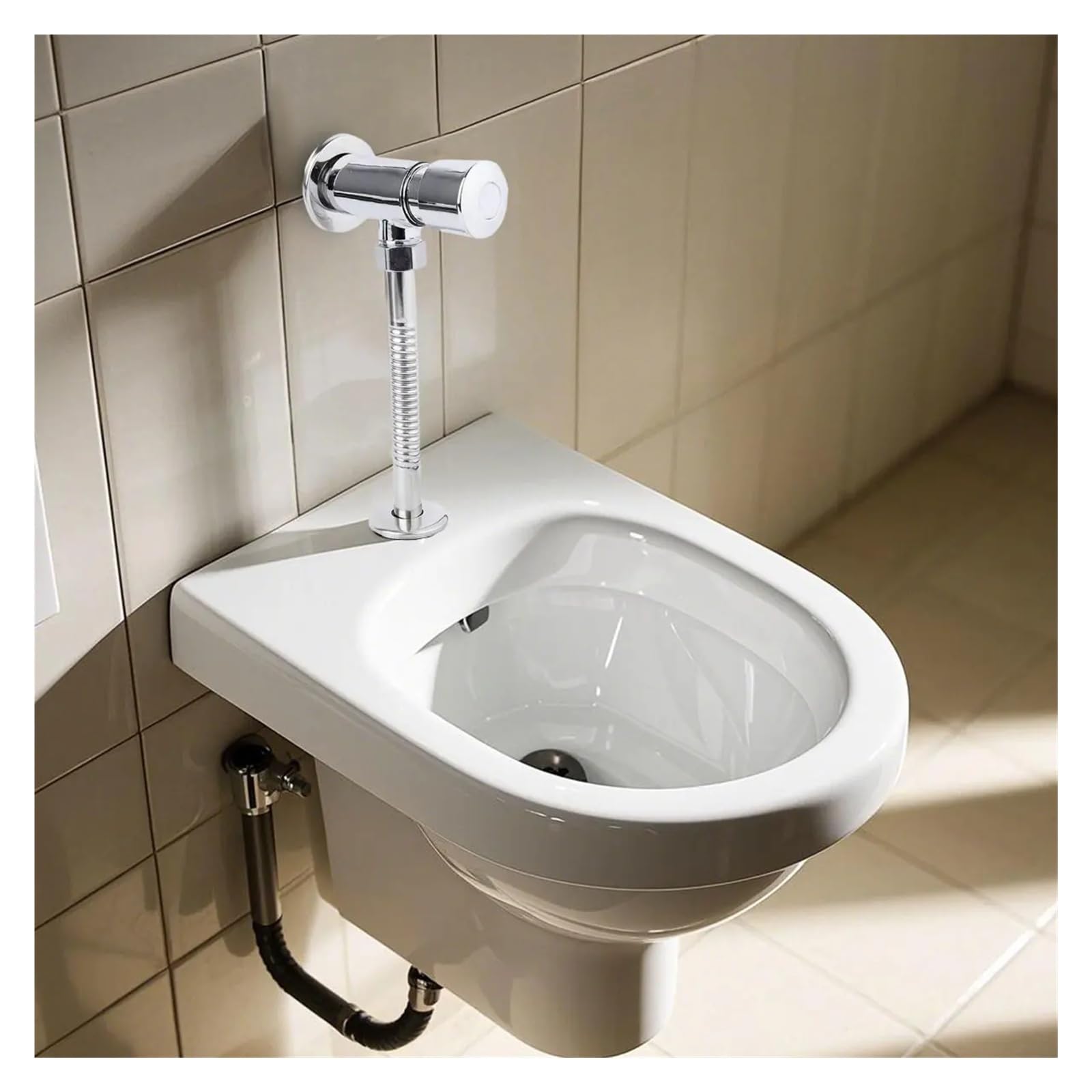 Fluxómetro manual para inodoro Válvula De Descarga Manual For Urinario Con Botón Baños Públicos