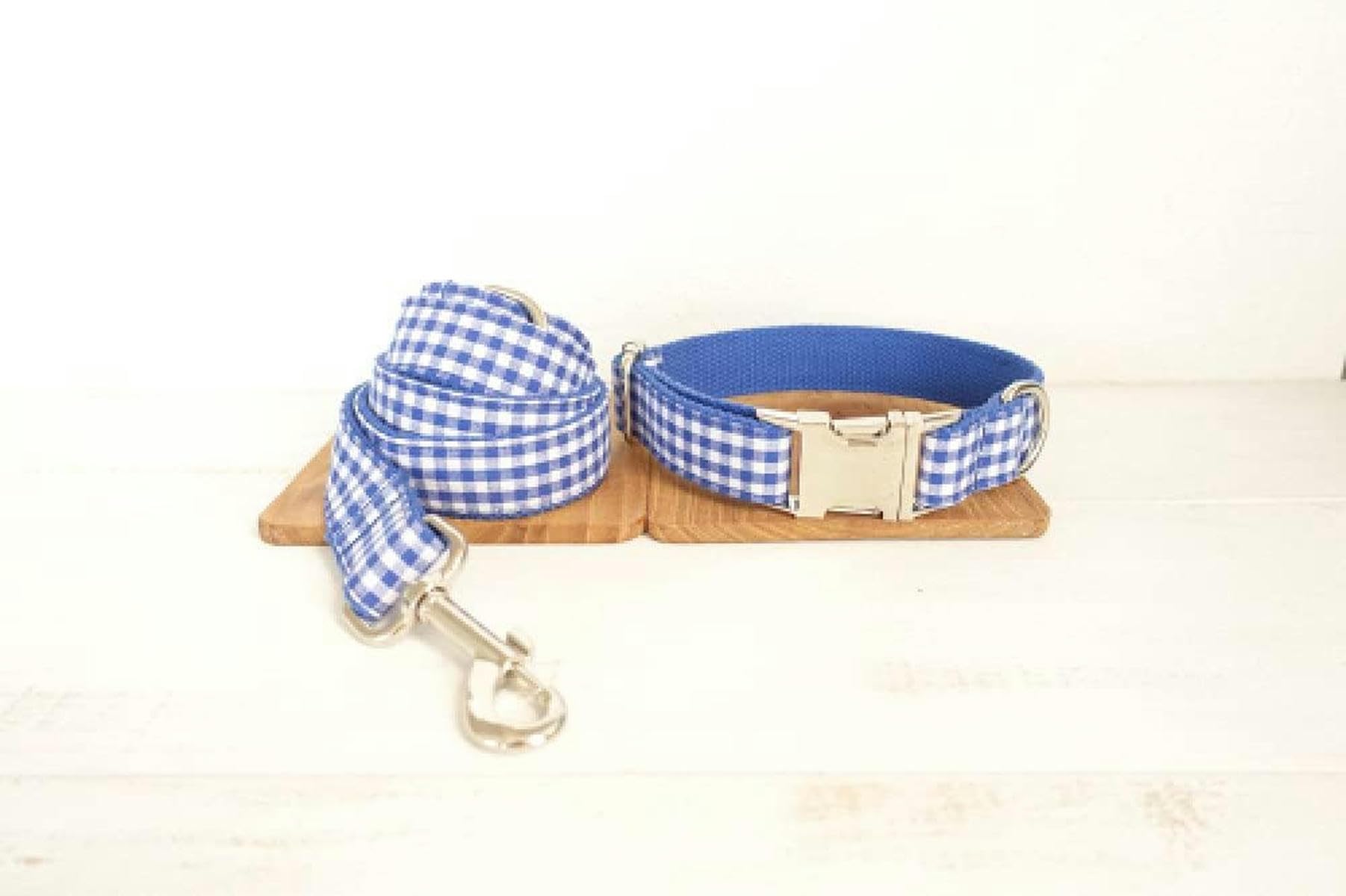 personalisiertes Halsband verstellbare Hundehalsbänder Leinen 5 Größen-Hundehalsband Leine Set-XL