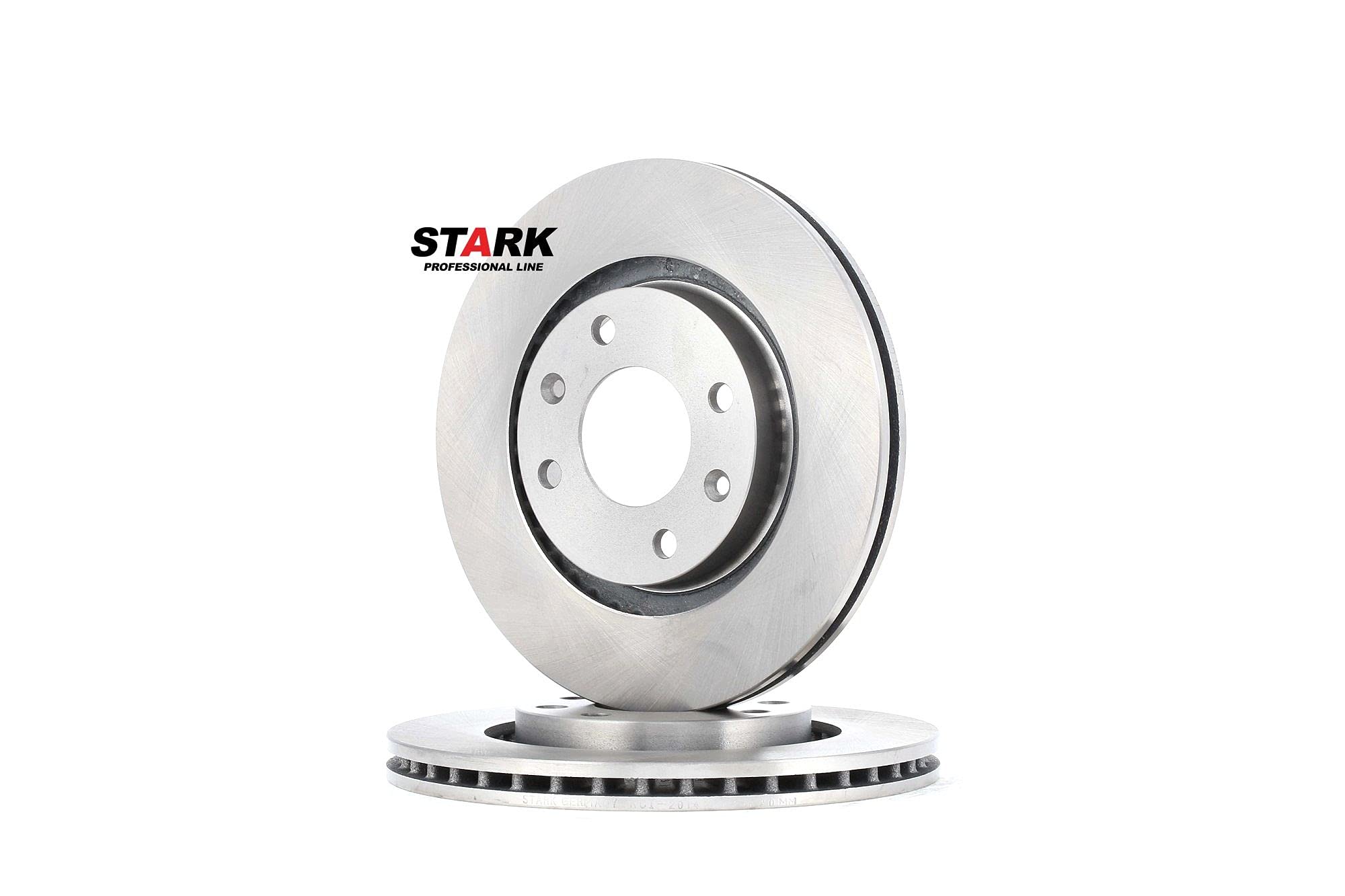 STARK SKBK-10990875 Juego para eje Kit de discos de freno y pastillas Delantero sin tornillos Compatible con PEUGEOT 208 I Hatchback CA, CC