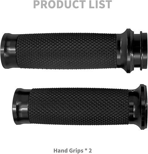 Miniatura 10 de Empuñaduras de manillar de acelerador electrónico para motocicleta para manubrio de 1" 0.984in ajuste universal para Harley Touring Dyna Softail