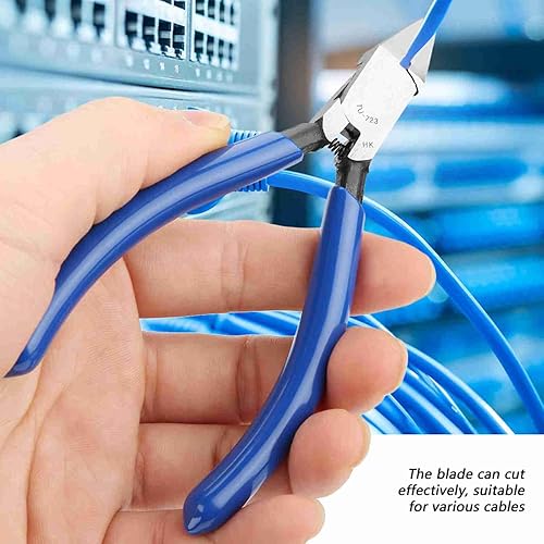 Miniatura 5 de Mini alicates diagonales eléctricos de 39in de alta dureza cortador de descarga cortadores herramientas de corte para el hogar joyería de bricolaje