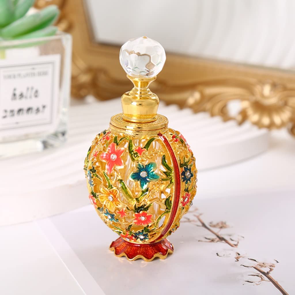 butelkę z perfumami, butelkę z mgłą 10ml Vintage butelki na perfumy Puste, dekoracyjne kryształy lub komoda z możliwością wielokrotnego napełniania