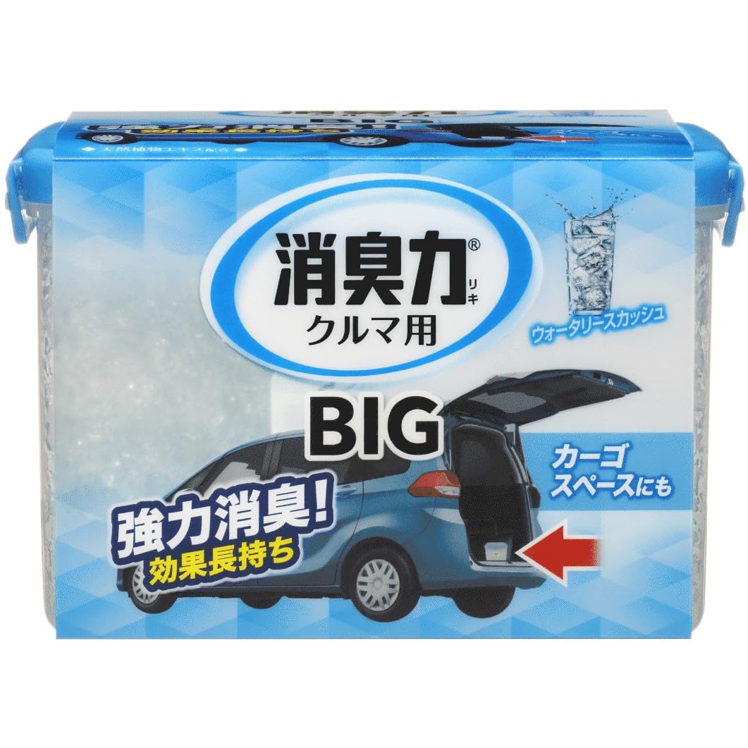 エステー クルマの消臭力 BIG 900g 車用消臭芳香剤 ウォータリースカッシ…
