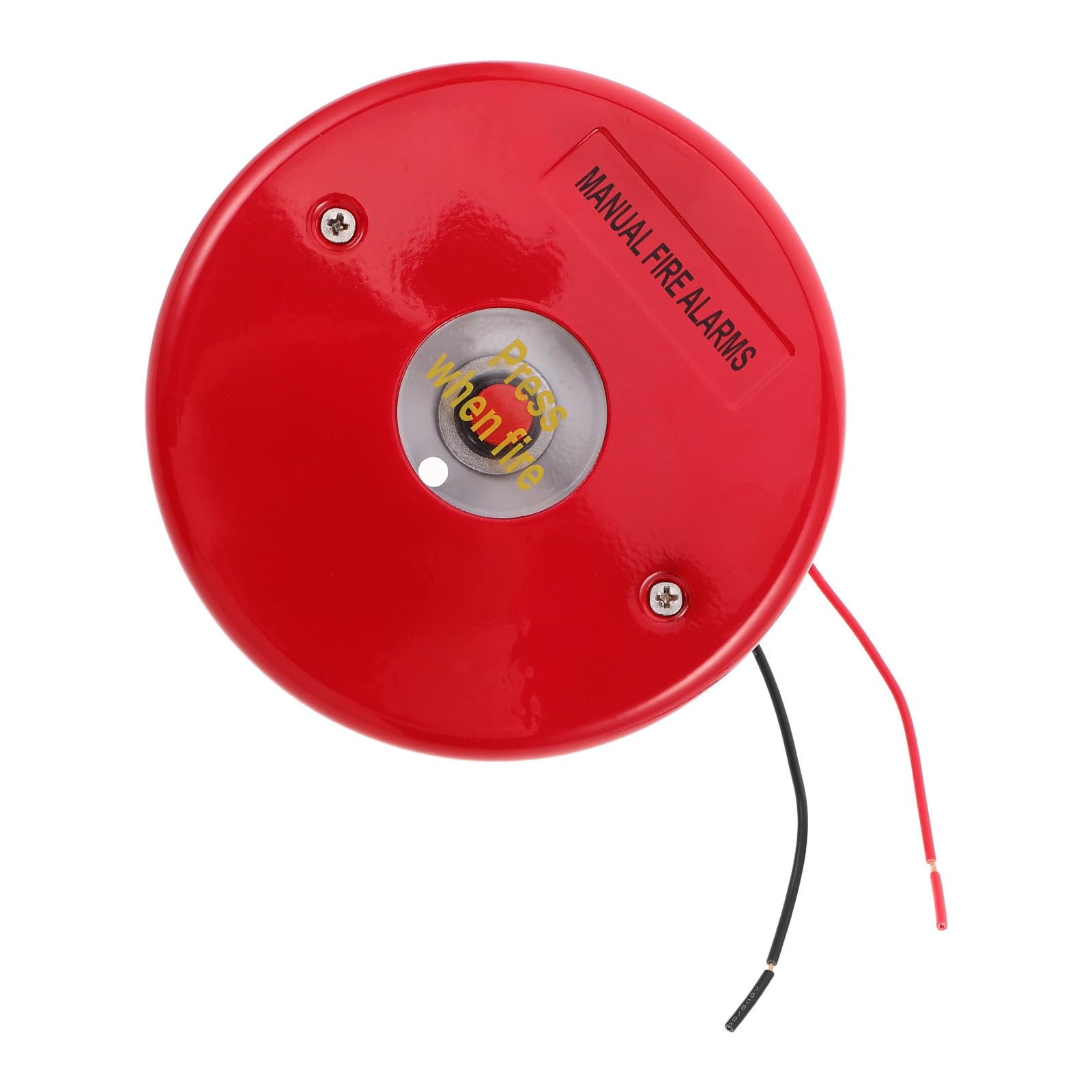 Interruptor de alarma de incendio resistente al calor con pulsador manual de acero