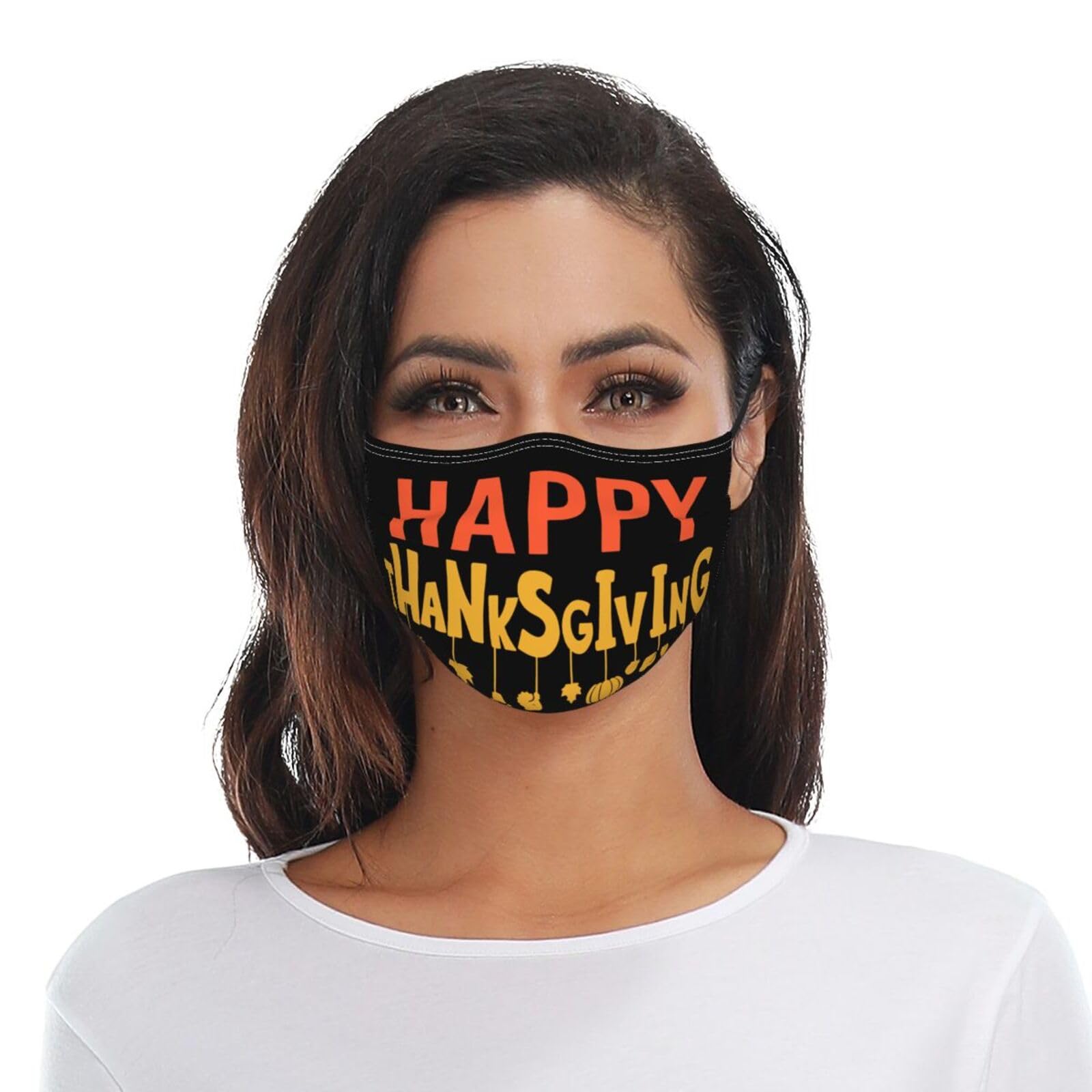 Happy Thanksgiving Day Adult Dust Mask Adjustable Dust Face with 2 Filter2915
