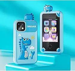 Celular Infantil Educativo Touch Aprendizado e Diversão Seu pequeno Merece Diversão Inteligente E Segura O Celular Infantil Educativo Touch Azul Transforma O aprendizado Em Momentos Mágicos(Cor Azul)