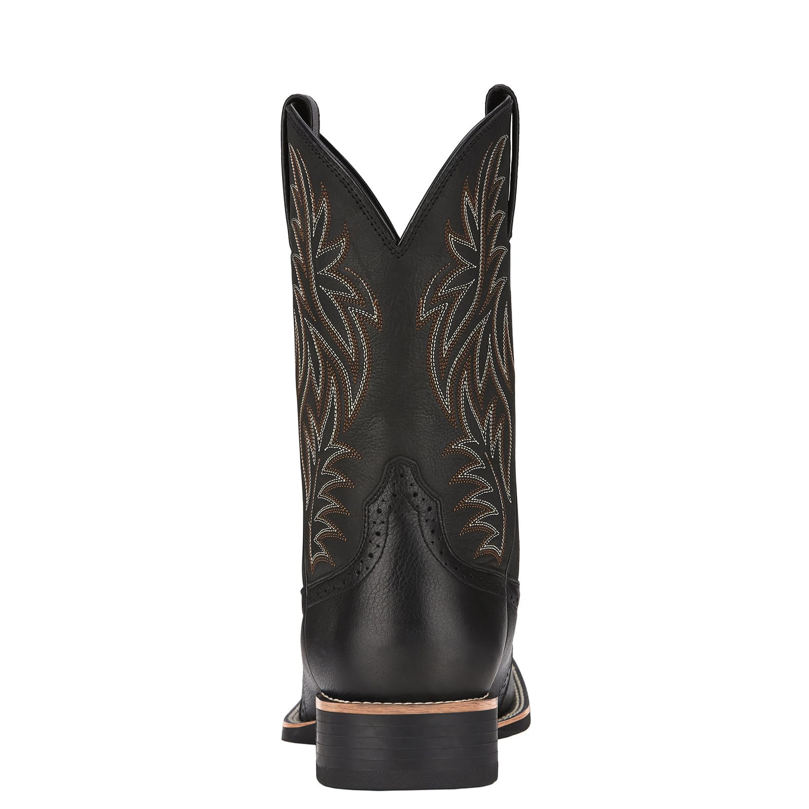 Stivali da Cowboy Western per Uomini con Classica Ricamo Slip-on Punta Quadra Stivali Corti Country