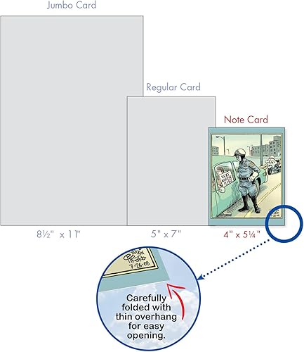 Miniatura 7 de The Best Card Company - 10 Divertidas Tarjetas de Notas de Humor en Blanco Surtidas para Todas las Ocasiones Juego en Caja de 4 x 5.12 Pulgadas con