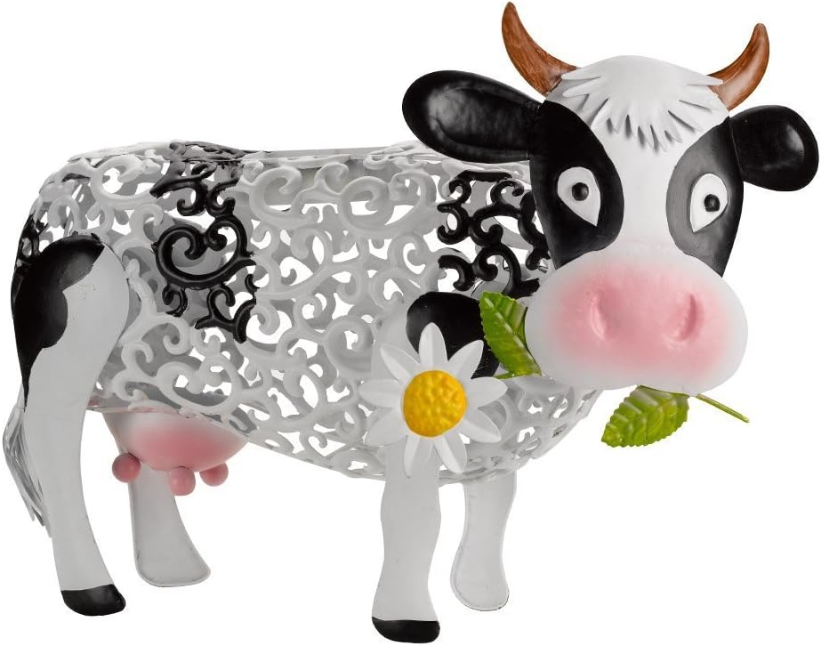 Daisy The Cow Silhouette Solar Garden Light