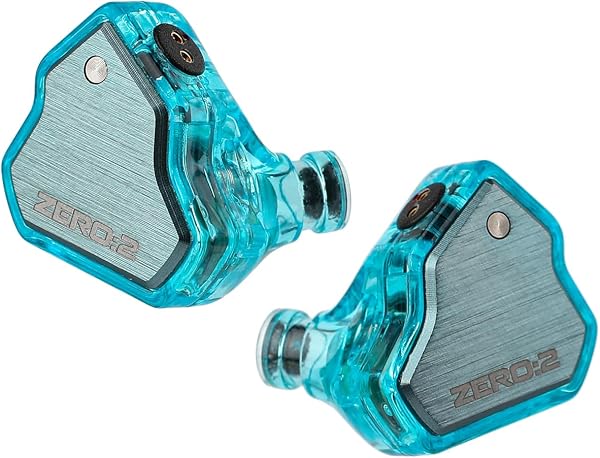 LINSOUL 7HZ×Crinacle Zero 2アップグレードされた10mmダイナミックドライバーが搭載するハイエンドHiFiイヤフォン リケーブル可能のイヤホン カナルタイプ耳掛け式イヤホン 高純度無酸素銅(OFC)ケーブルが付属されているダイナミックイヤフォン (Crinacle Zero 2-ブルーマイク無し) - 5