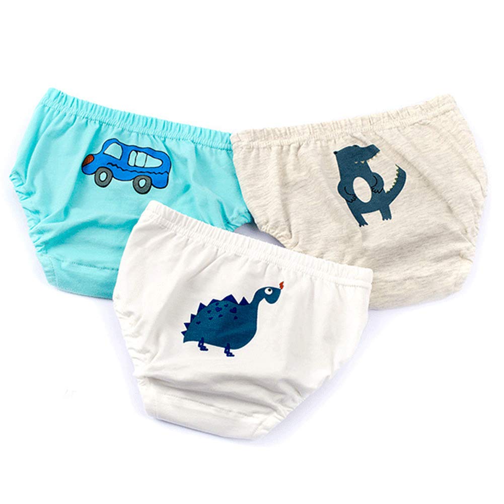 Baby/Kleinkind Jungen & Mädchen 6er Pack Baumwolle Unterhose Unterwäsche Höschen Schlüpfer - in verschiedenen Kombination von Cartoon Stoffdruck(1-3 Jahre)