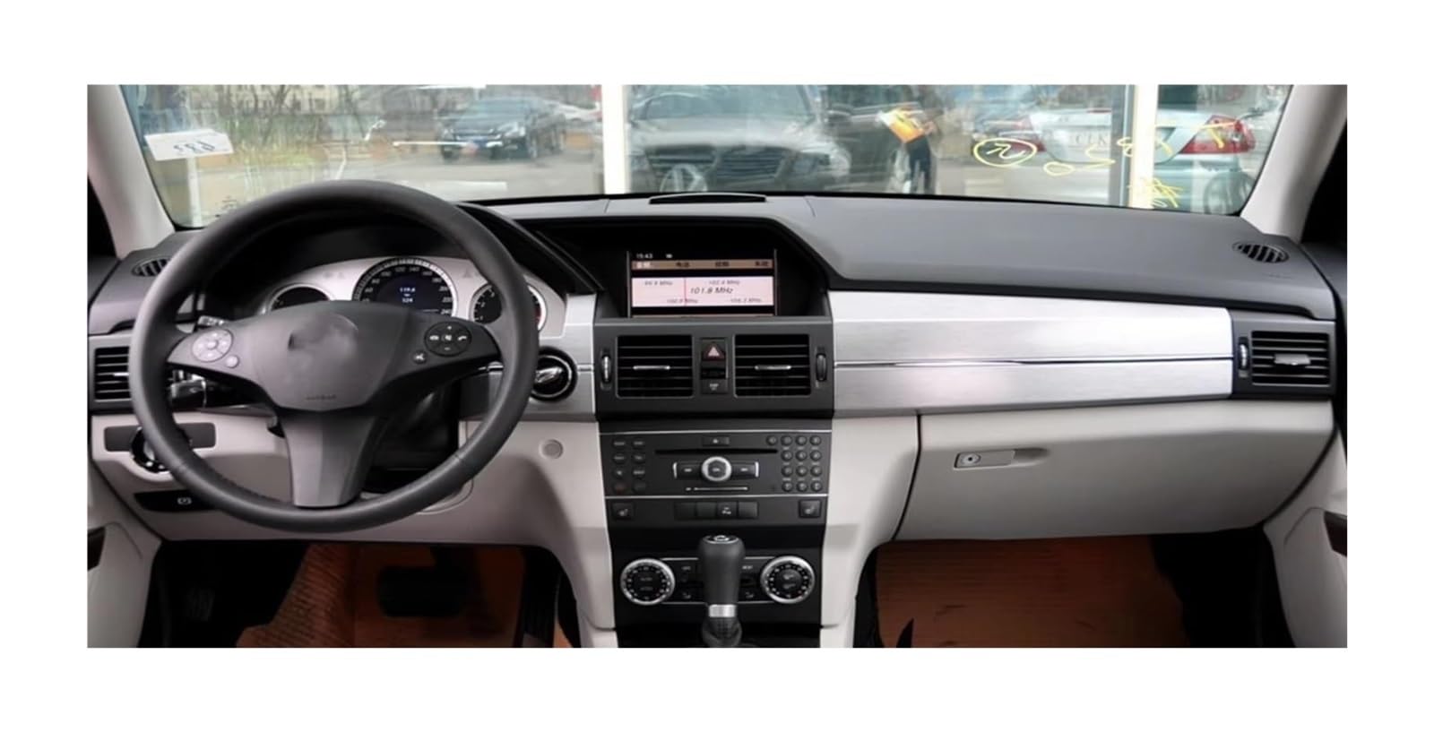 Auto Griglia Bocchette Aria Condizionata Per B&enz Per Class GLK X204 2008 2009 2010 2011 2012 Bocchetta Di Ventilazione Per Cruscotto Auto Griglia AC Compatibile Con(Right Side)
