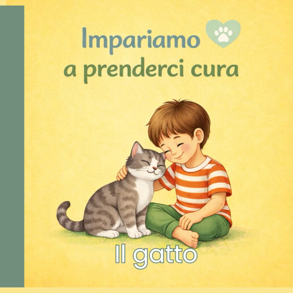 Impariamo a prenderci cura- Il gatto: Un libro educativo per bambini per imparare a prendersi cura del gatto, sviluppare empatia e responsabilità
