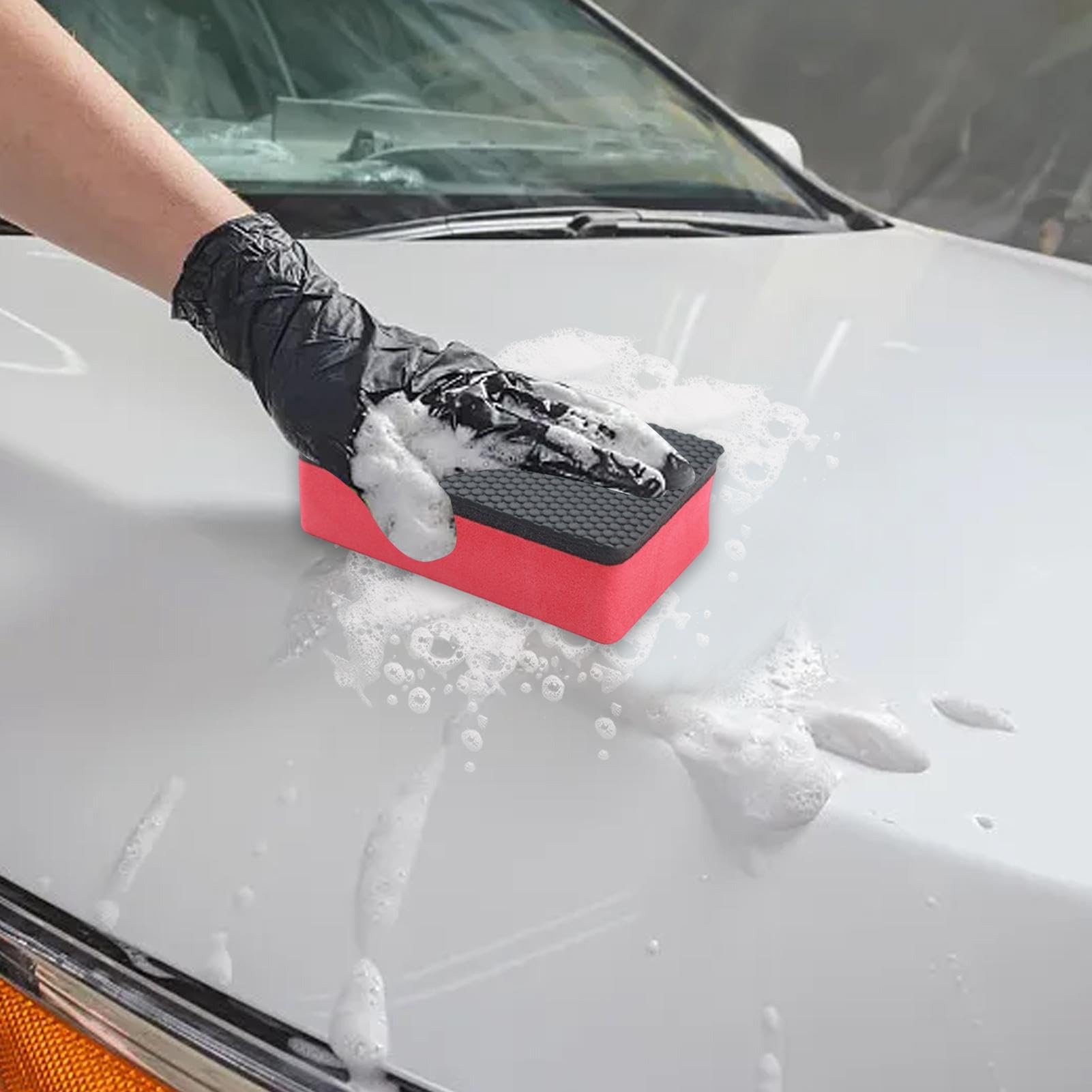 Éponge De Préparation De Peinture | Éponges De Ponçage En Tissu Haute Capacité | Outils De Réparation De Carrosserie Automobile, Assortiment Fin De