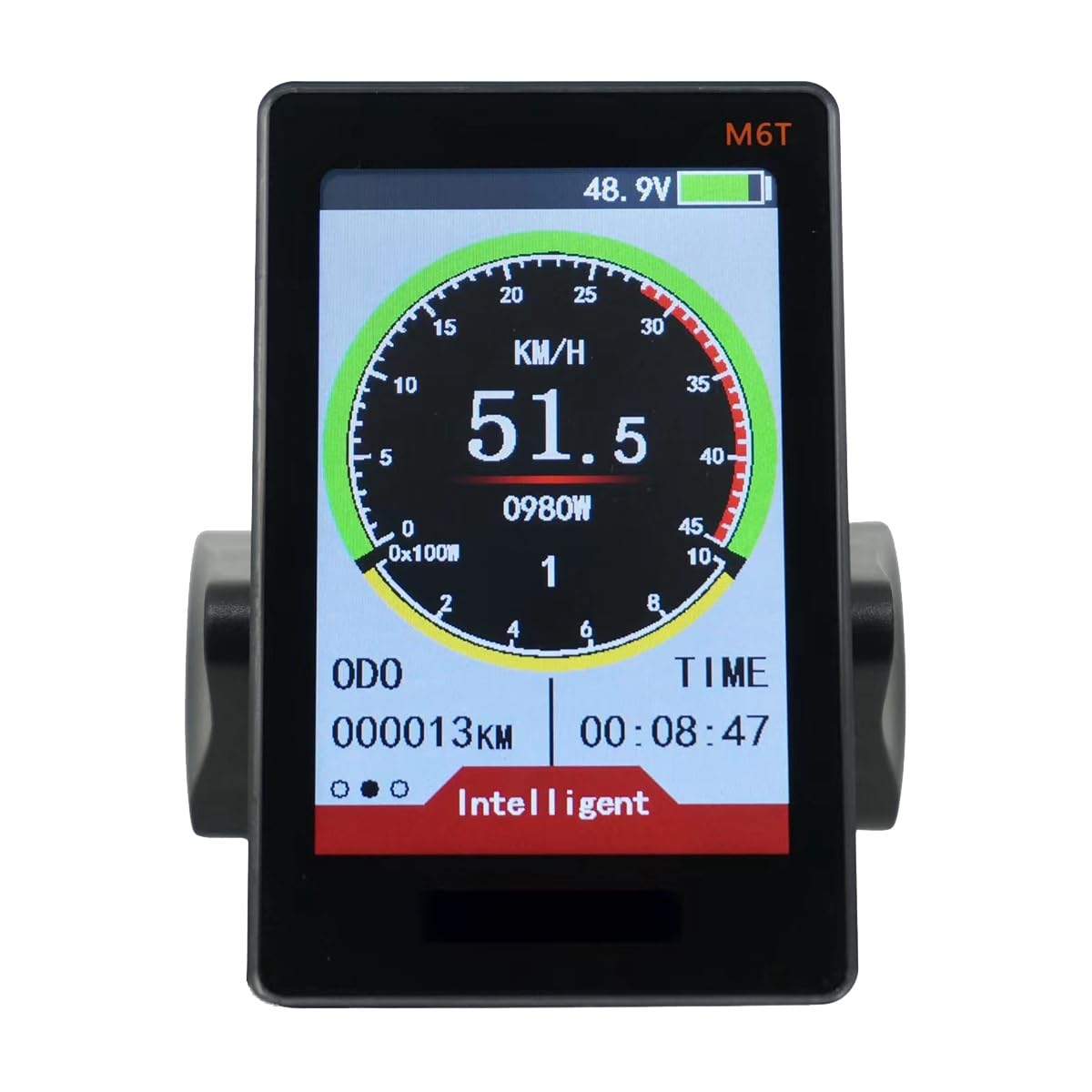 1 PZ M6T Bici Elettrica Display LCD Meter 24V 36V 48V 60V Universale E Scooter LCD Panel Schermo a Colori con USB per E-Bike