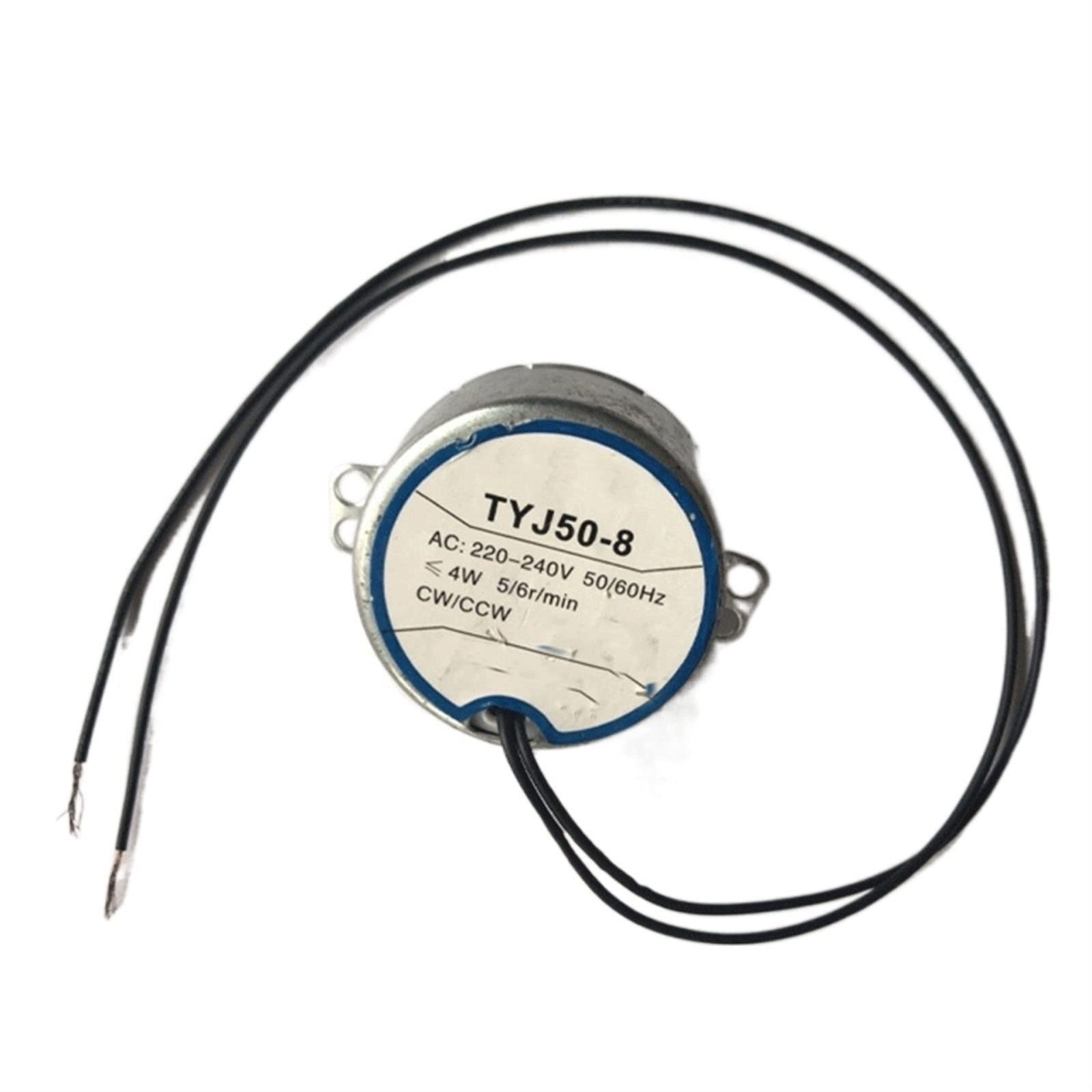 Styire Variable Air TY50A Round Shaft 5/6r/min 220V 4W Round Shaft Synchronous Motor Wall Fan Motor, Rotary Fan Accessories Motor Synchronous Tumbler