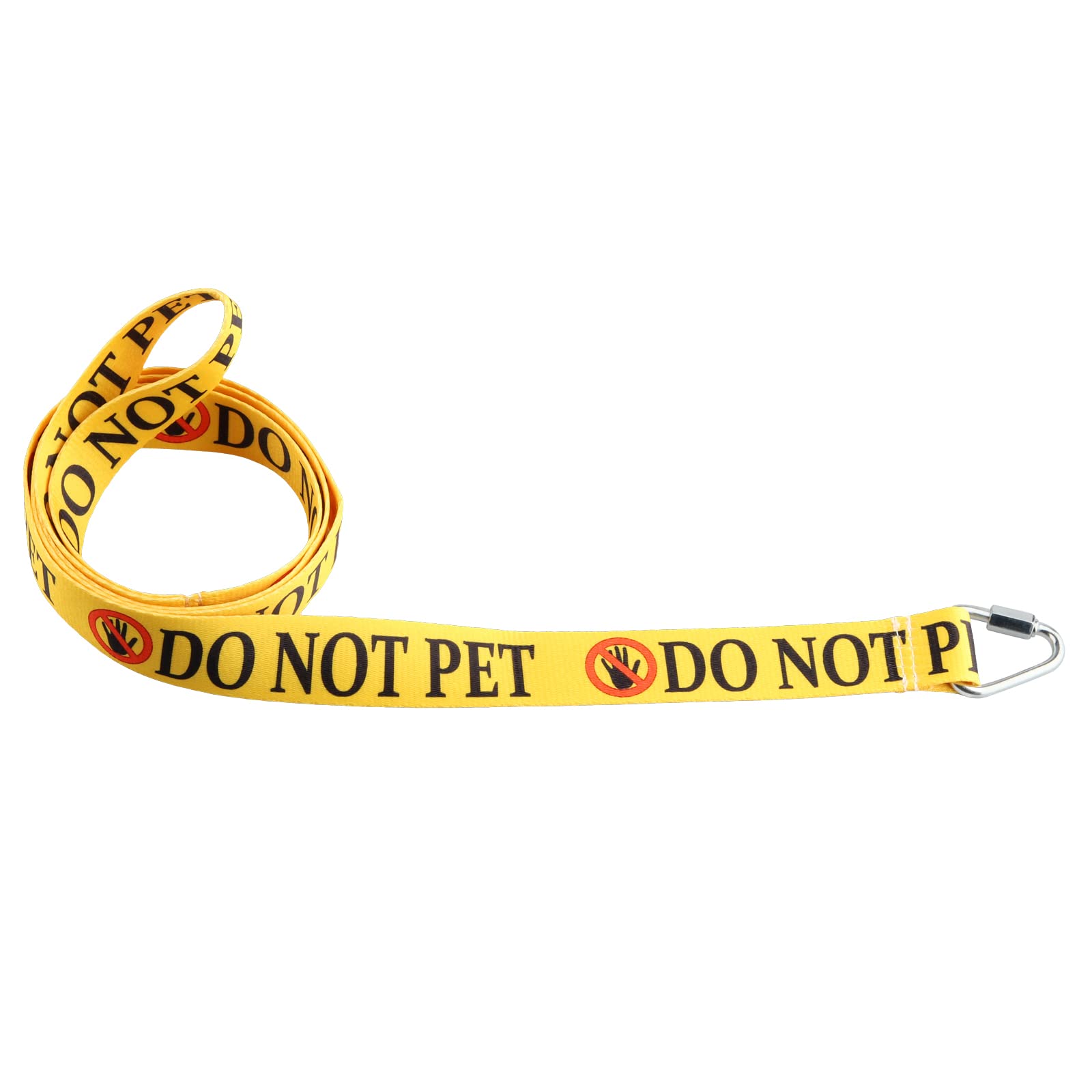 JXGZSO Correa para perro con texto en inglés "Do Not Pet/Not Dog Friendly/No Eye Contact Dog Lead Give Me Space" para perro de rescate (no correas para mascotas)