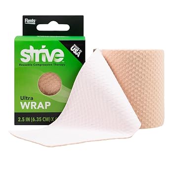 Acu-Life Ultra Athletic Tape | Sports Wrap for Wrist, Hand, Leg and More | 25 in x 60 in | Tan | Latex-Free