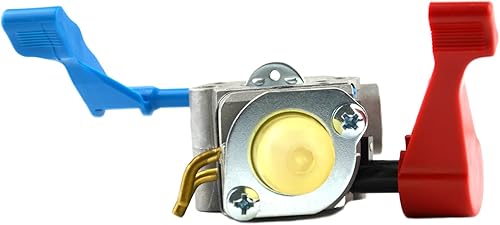 Miniatura 5 de OakTen Carburador de repuesto para C1Q-W11G 530071632 530071775 530071465 compatible con sopladores Poulan Pro BVM200, BVM200 LE, BVM200 VS, PBV200