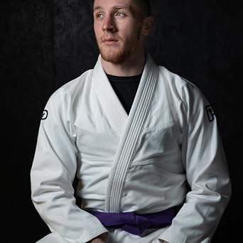 Progress Jiu Jitsu Academy Gi | Lightweight BJJ Gi with Free White Belt | BJJ Kimono for Men & Women | Tear-Resistant Jiu Jitsu Kimono for Training & Competition | Women's & Men's Kimono (White, A1L)