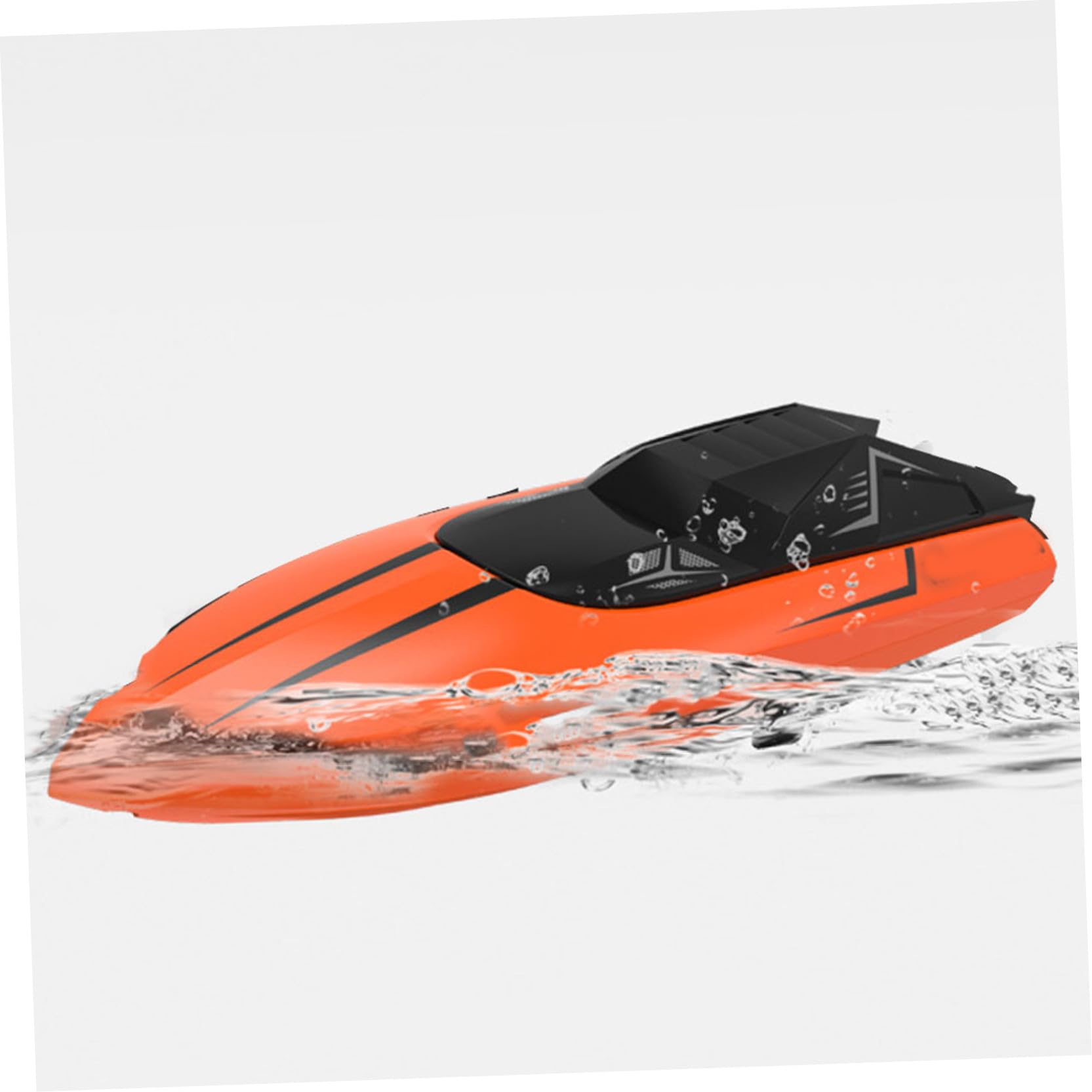 Motoscafo Radiocomandato Elettrico 2.4g Ricaricabile Arancia