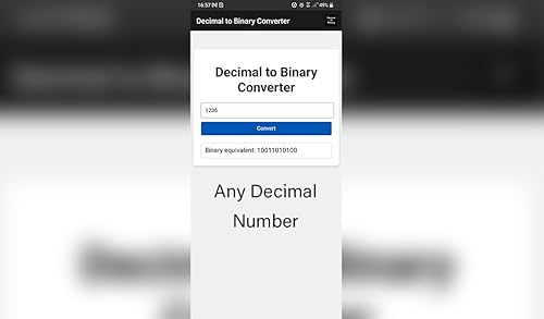 Decimal to Binary Converter