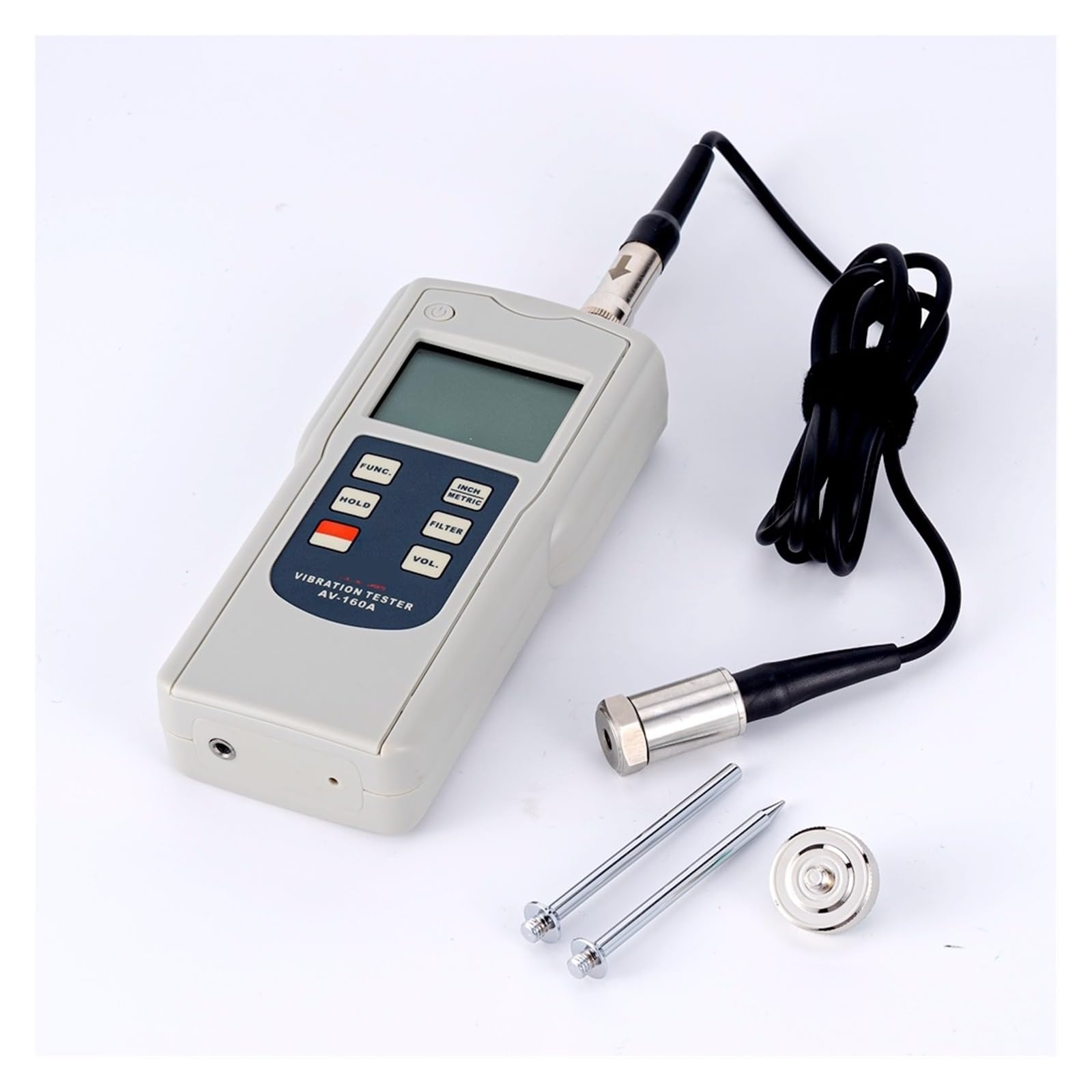 Medidor De Vibración, Máquina Prueba Electrónica Portátil Mano Digital(AV-160B)