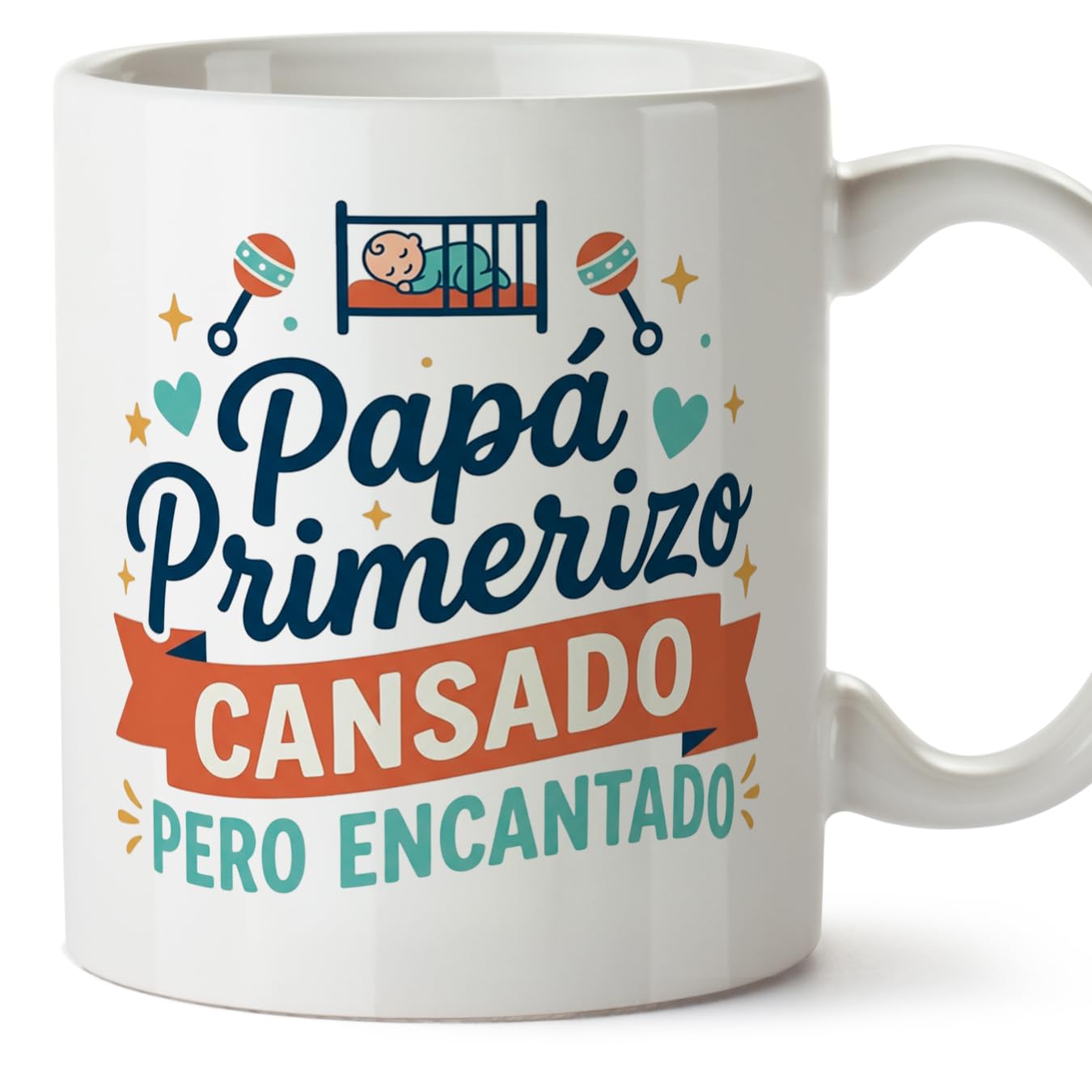 MUGFFINS Taza mamá con frase Para la mejor mamá del mundo en Español | regalo madre | 330 Ml 11 oz | Idea original para regalar | progenitores v3 — view 43