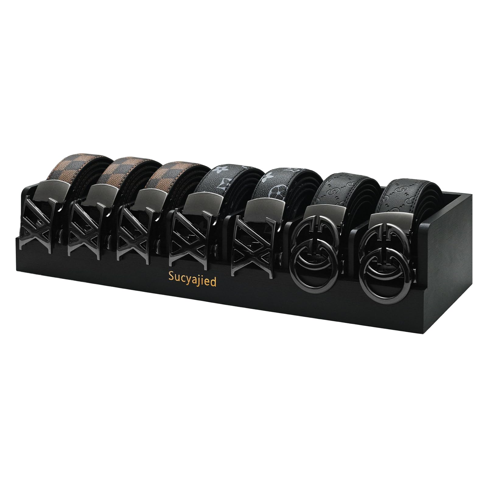 Belt Organizer, Black, 7 Compartments