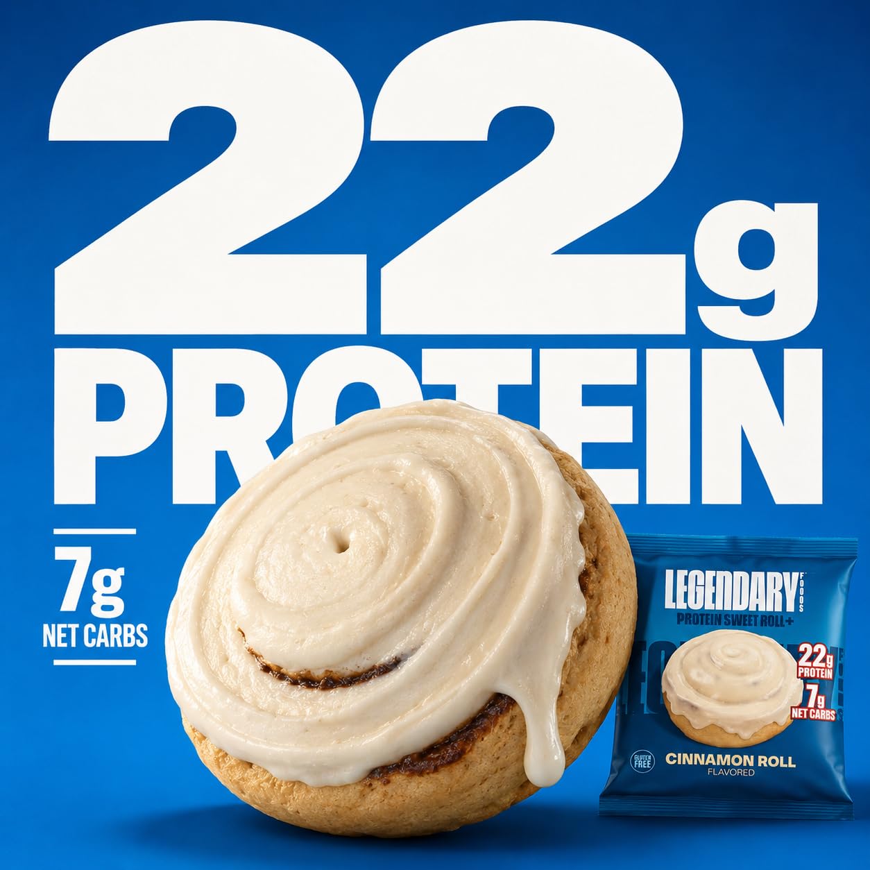 Legendary Foods Cinnamon Protein Sweet Rolls, Protein Bar Alternative — Amazon image 3