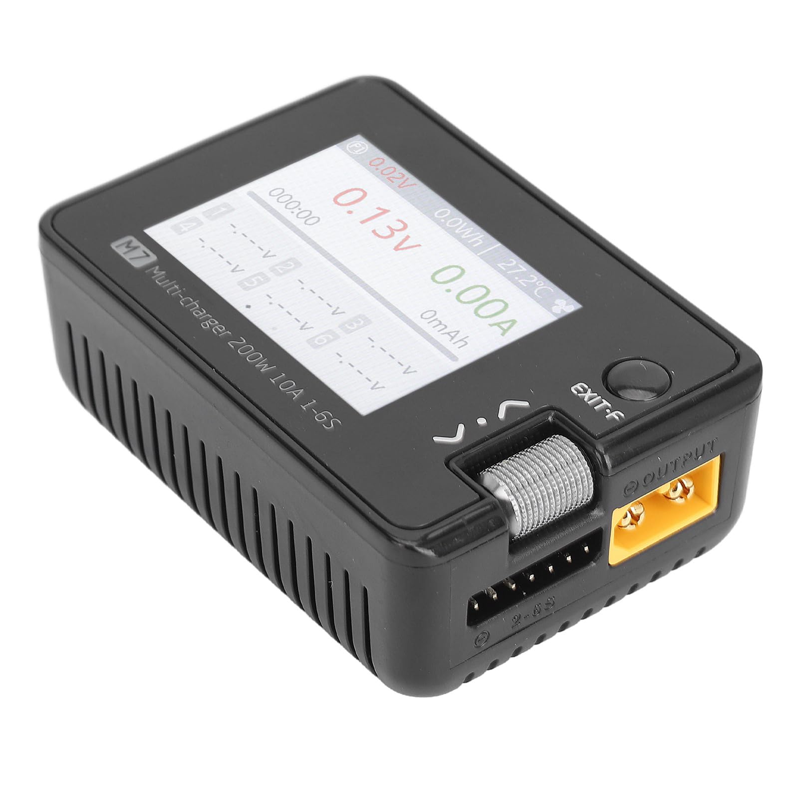Caricabatterie per Bilanciamento Batteria LiPo Caricabatterie RC Multifunzionale Compatto Ma Potente da 200 W 10 A per Auto RC Aereo Barca