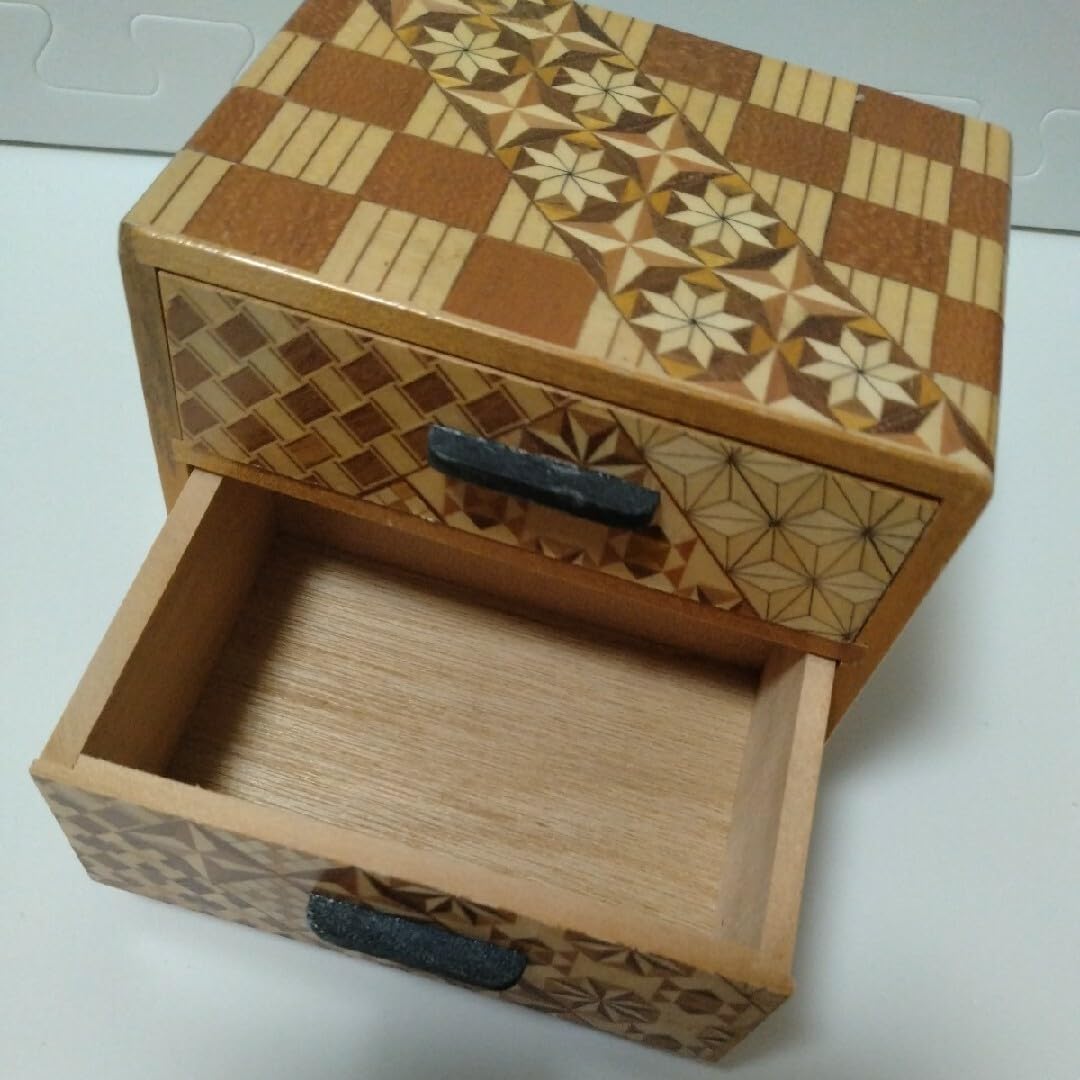 箱根寄木細工　引き出し　小物入れ Amazon.co.jp: 大幅げ 寄木細工 ミニ引き出し 木箱 小物入れ