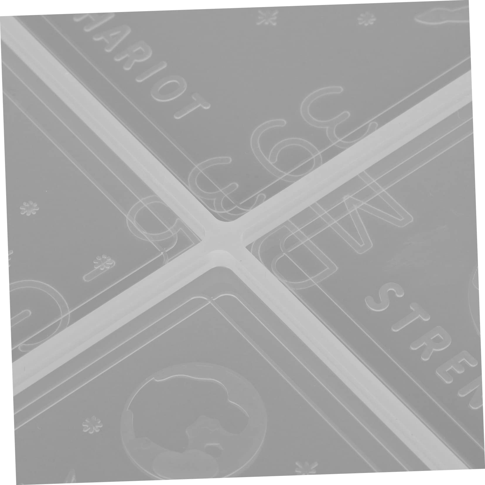 Moule à Cartes de Tarot en Silicone Blanc, 1 Set pour Loisirs Créatifs
