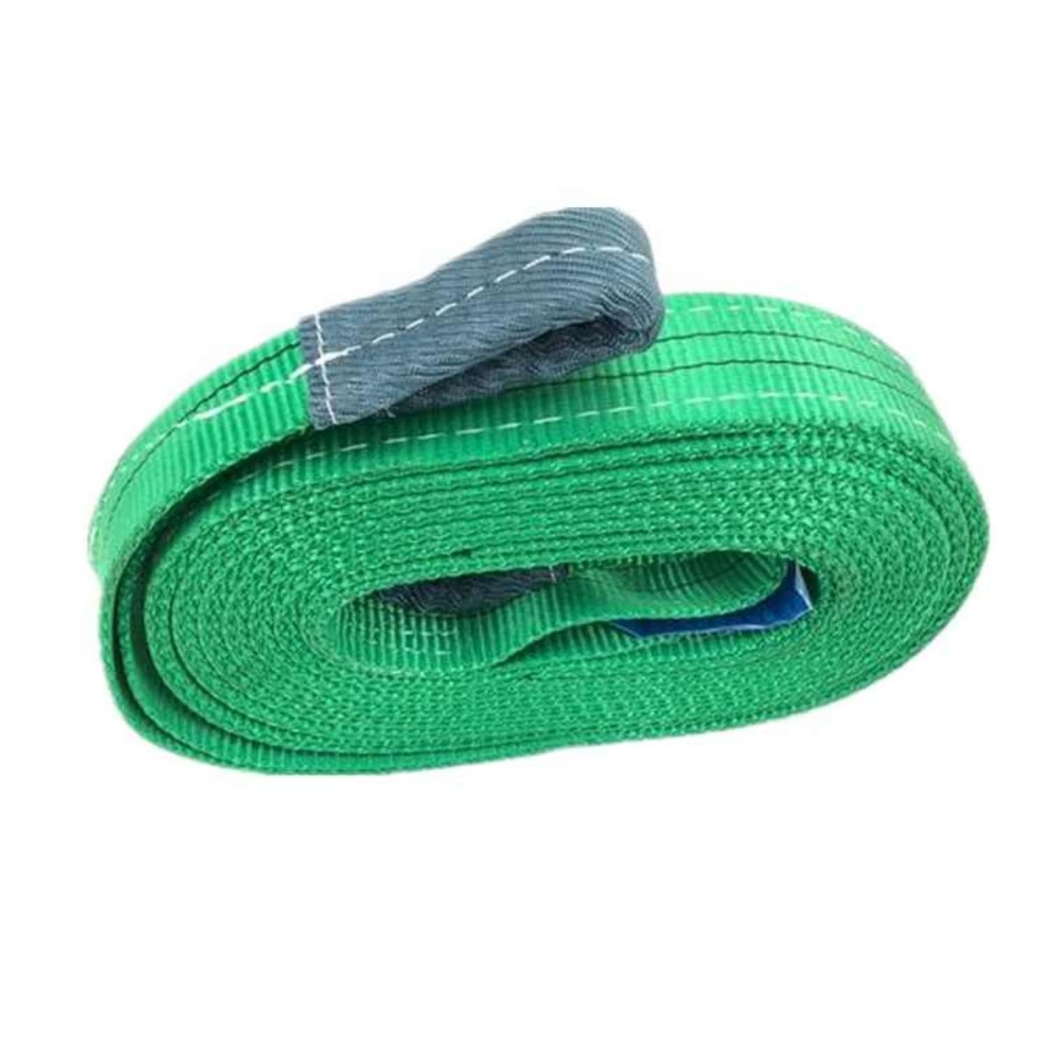Polyester Webbing Sling (Pack of 1) | Green Lifting Belt for Material Handling Warehouses Logistics & Crane Lifting (2 Ton 1 Mtr)-picture-20