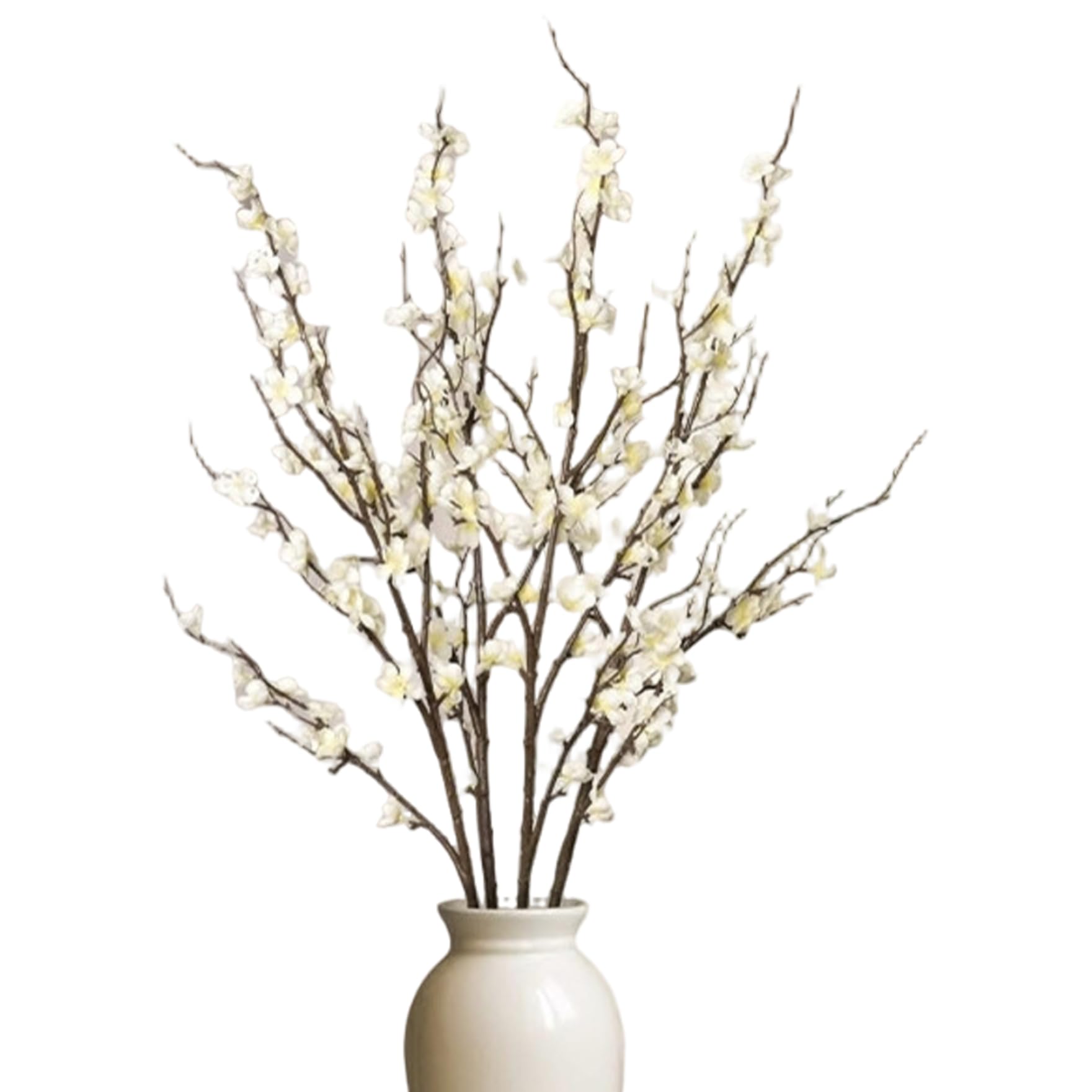 Fleur de cerisier artificielle blanche grand spray floral décoration maison mariage jardin