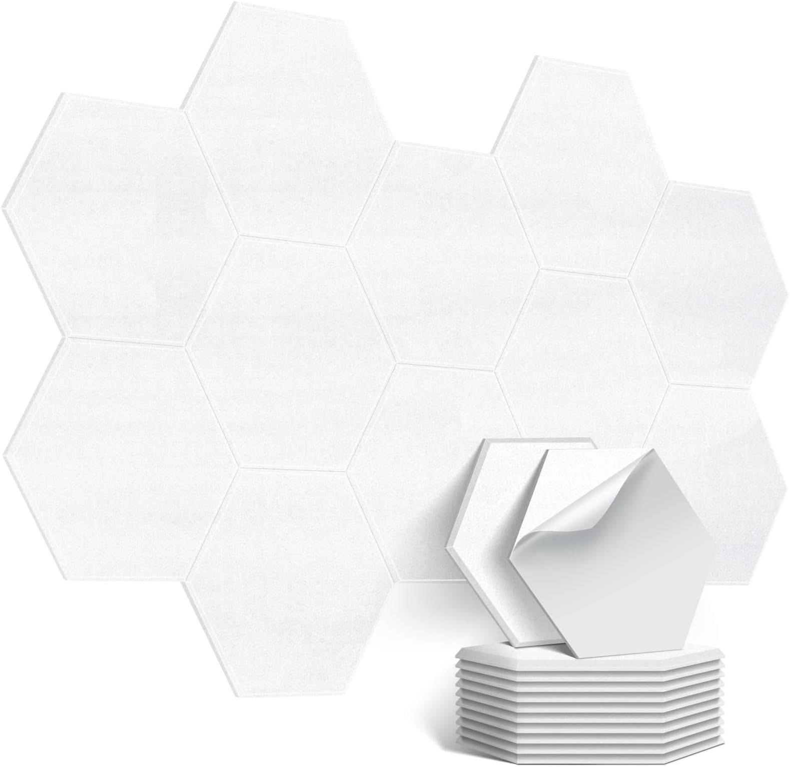 Diniwell Acoustic Panels Soundproof Wall Tiles Black Noise