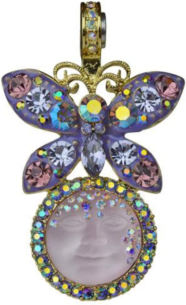 Goddess Seaview Moon Flutterby Magnetic Enhancer Goldtone