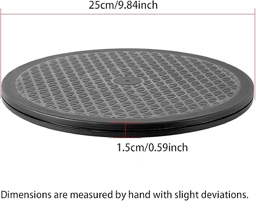 Miniatura 4 de Soporte giratorio de alta resistencia de 12 pulgadas, rotación de 360 Lazy Susan con rodamientos de bolas de acero para base de modeloplantas