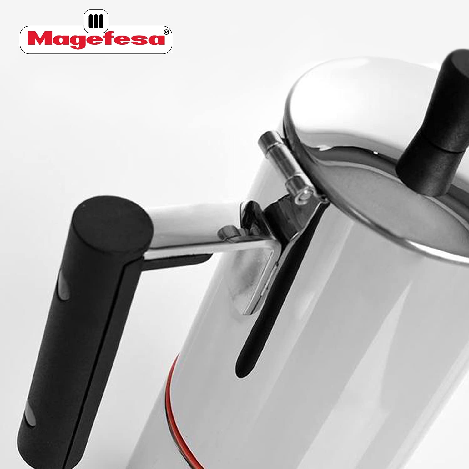 MAGEFESA Nova Capri - Cafetera Italiana de 4 Tazas, Acero Inoxidable 18/10, Para Todo Tipo de Cocina, Inducción, Limpieza Fácil, Café, Moka
