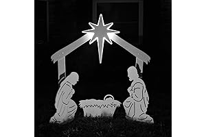 Holy Family Nativity Outdoor Star: Celestial Guidance for Your Yard