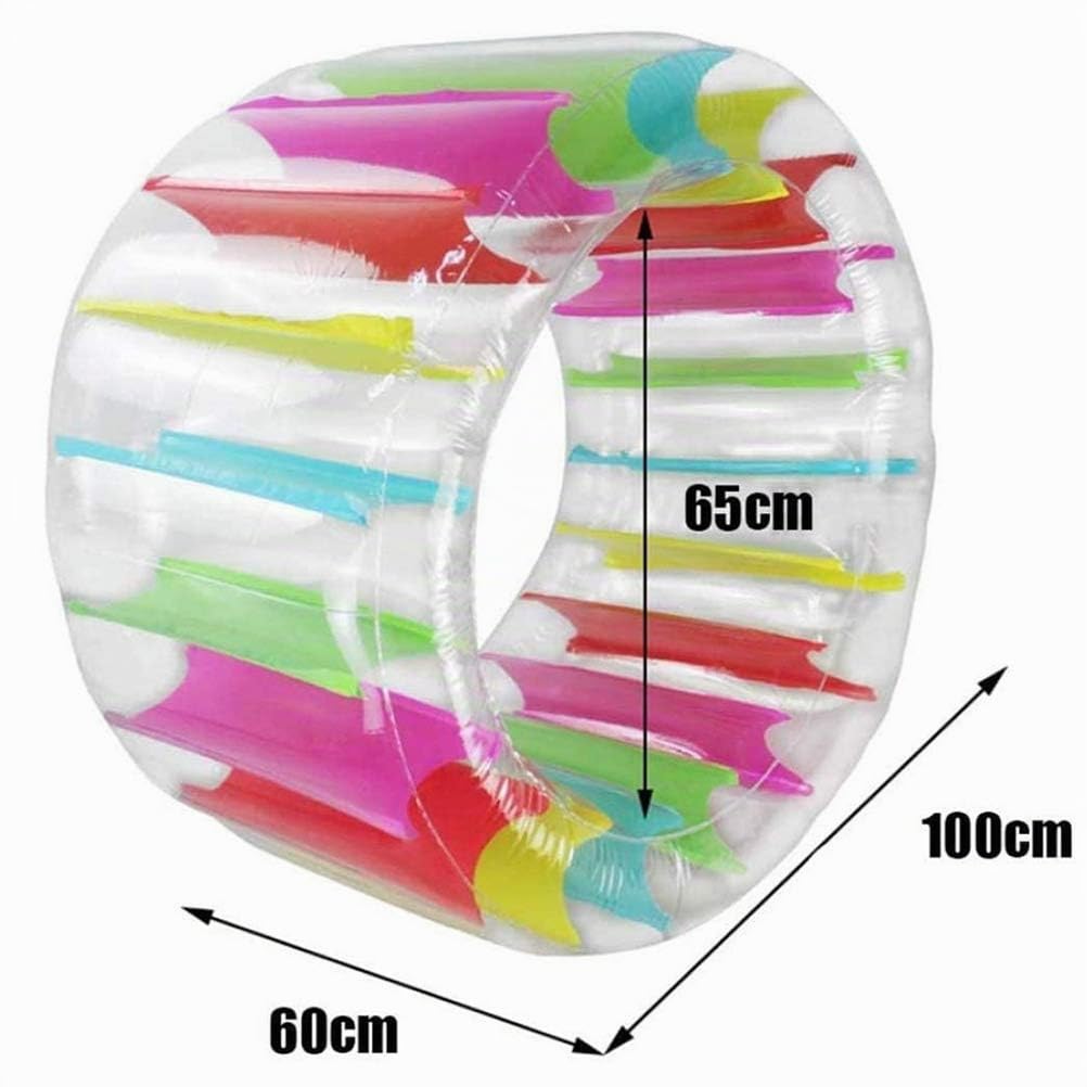 Rueda de agua inflable de verano, rueda de agua para piscina, rueda de hámster, juguete de agua, rodillo flotante