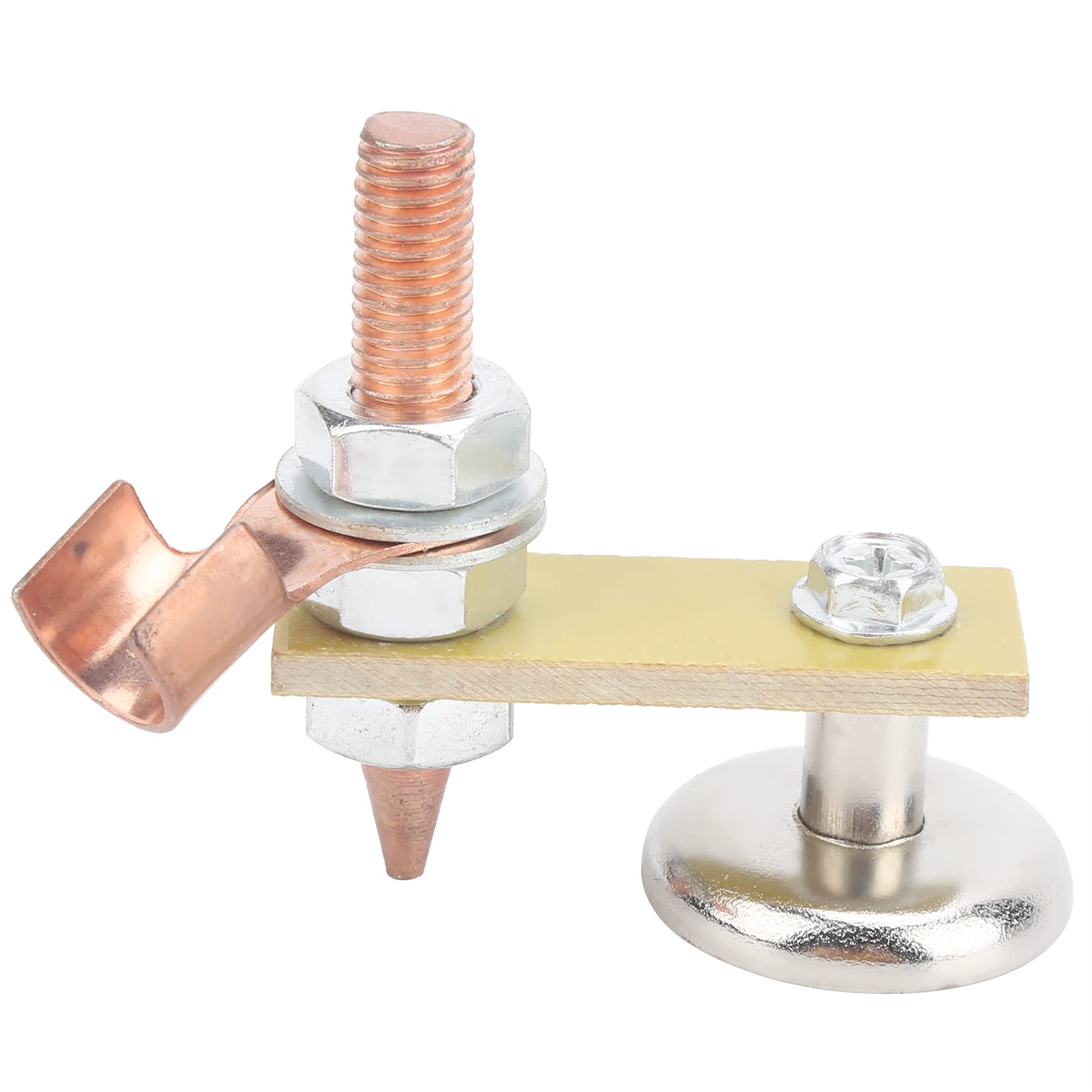 Welding Magnet Head Single Ground Connector Spotter Iron Insulation Board Welder Power Tool Copper Tail Welding Stability Clamps