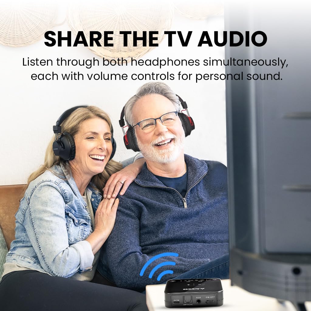 Avantree HT41899 Plus - Dual Qualcomm-Powered Bluetooth Headphones & Transmitter - Dettaglio