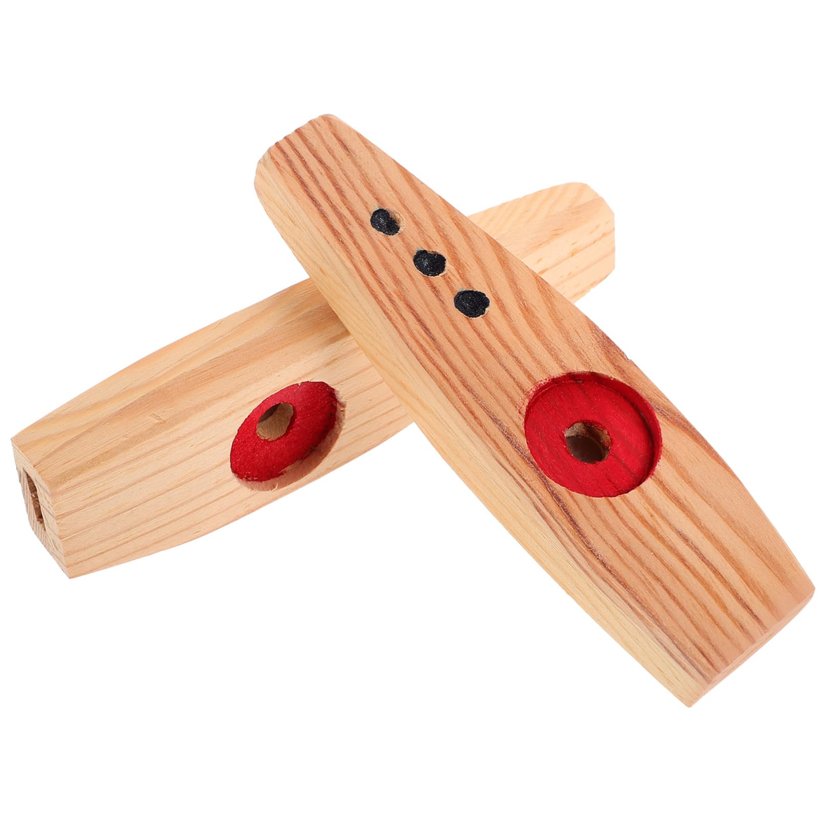 Wakauto Musical Instrument Set 2pcs Wooden Violin Piano Ukulele for Music Education