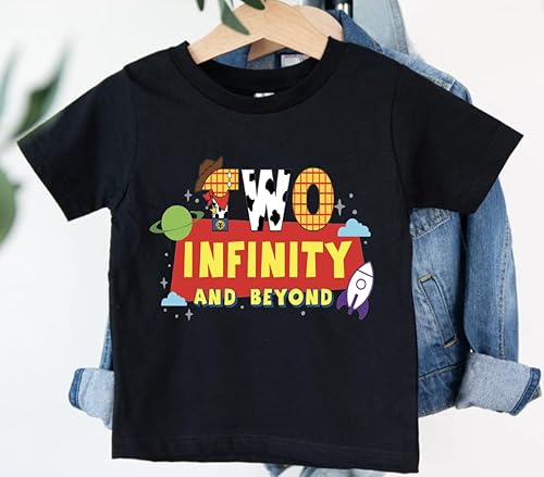Miniatura 3 de second birthday shirt two infinity and beyond toddler second birthday shirt birthday outfit toy 2nd birthday shirt 2 infinity and beyond birthday