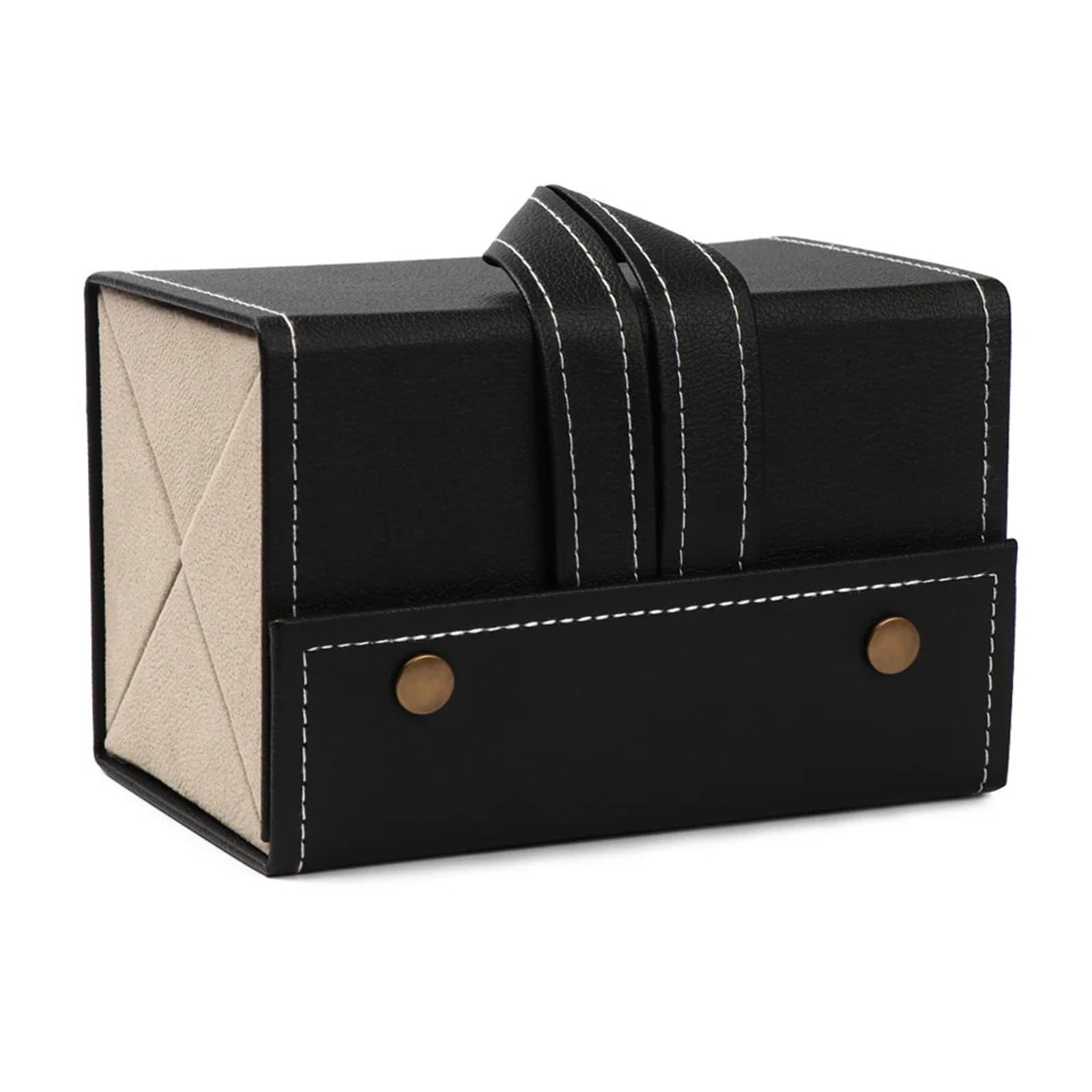 Funda Gafas Estuche plegable portátil for gafas, organizador de exhibición y almacenamiento de gafas con múltiples ranuras, de cuero sintético, for viaje, 2/3/4/5/6 unidades