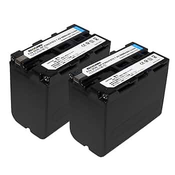 SONY NP-F970 充電式バッテリーパック Amazon | EDOGAWA 2個セット ソニーNP-F970 / NP-F960対応