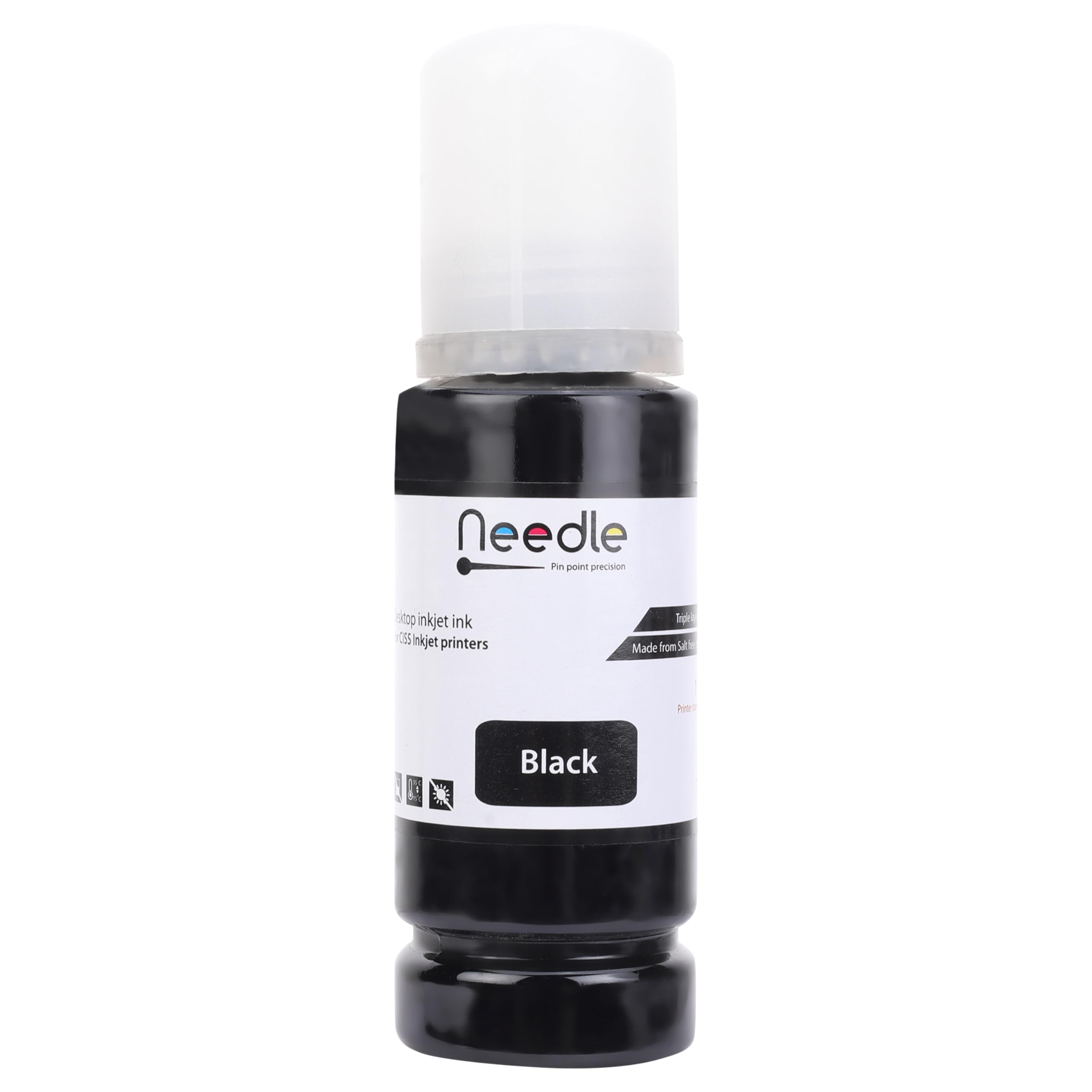 Needle 001/003 Inkjet Ink Compatible with L3150,L3110,L3100, L3151, L3152, L1110, L3115, L3116, L3156, L4150,L6170,L4160,L5190 Ink Tank Printers (70 ml, Black) (B09BZCNG3G) Amazon Price History, Amazon Price Tracker
